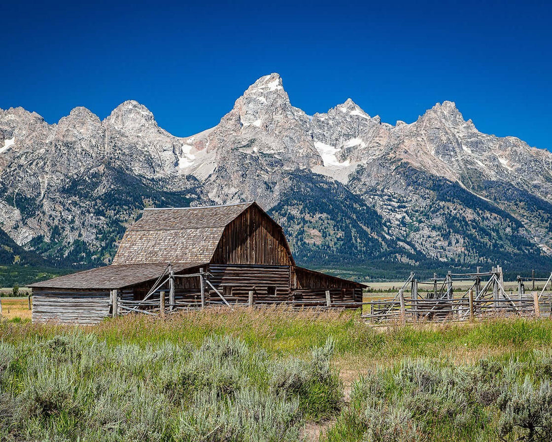 "Moulton Barn Near Teton National Park, Wyoming"