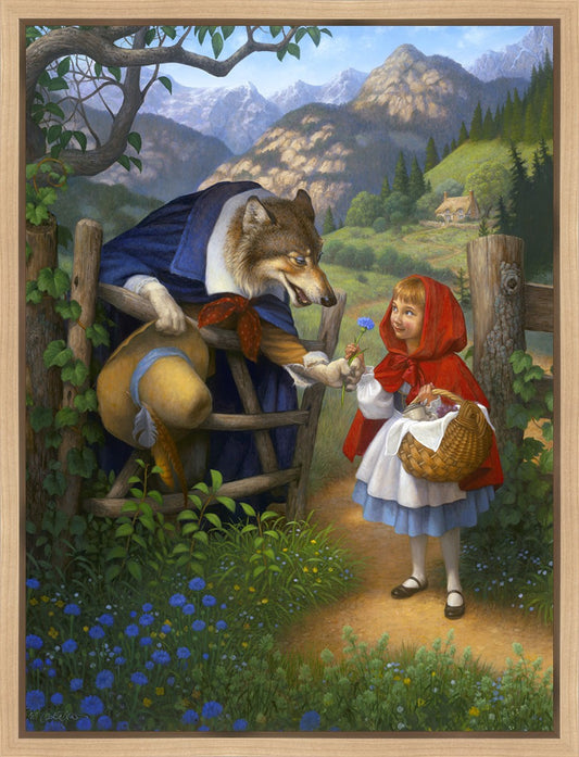 Little Red Riding Hood Meets the Wolf