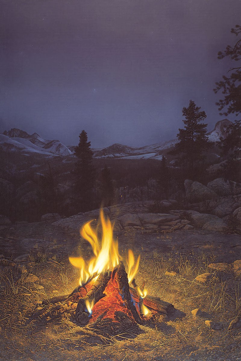"A Mountain Campfire"